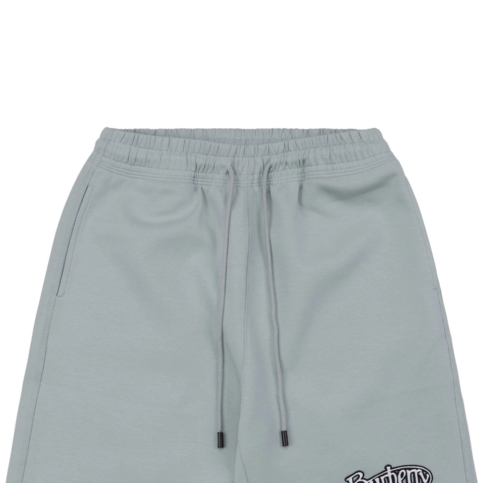 BBry Cursive Signature Embroidered Shorts Grey