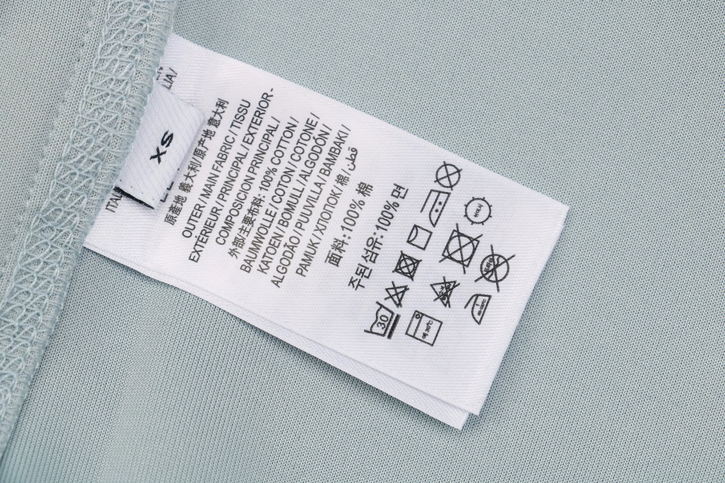 Wash tag