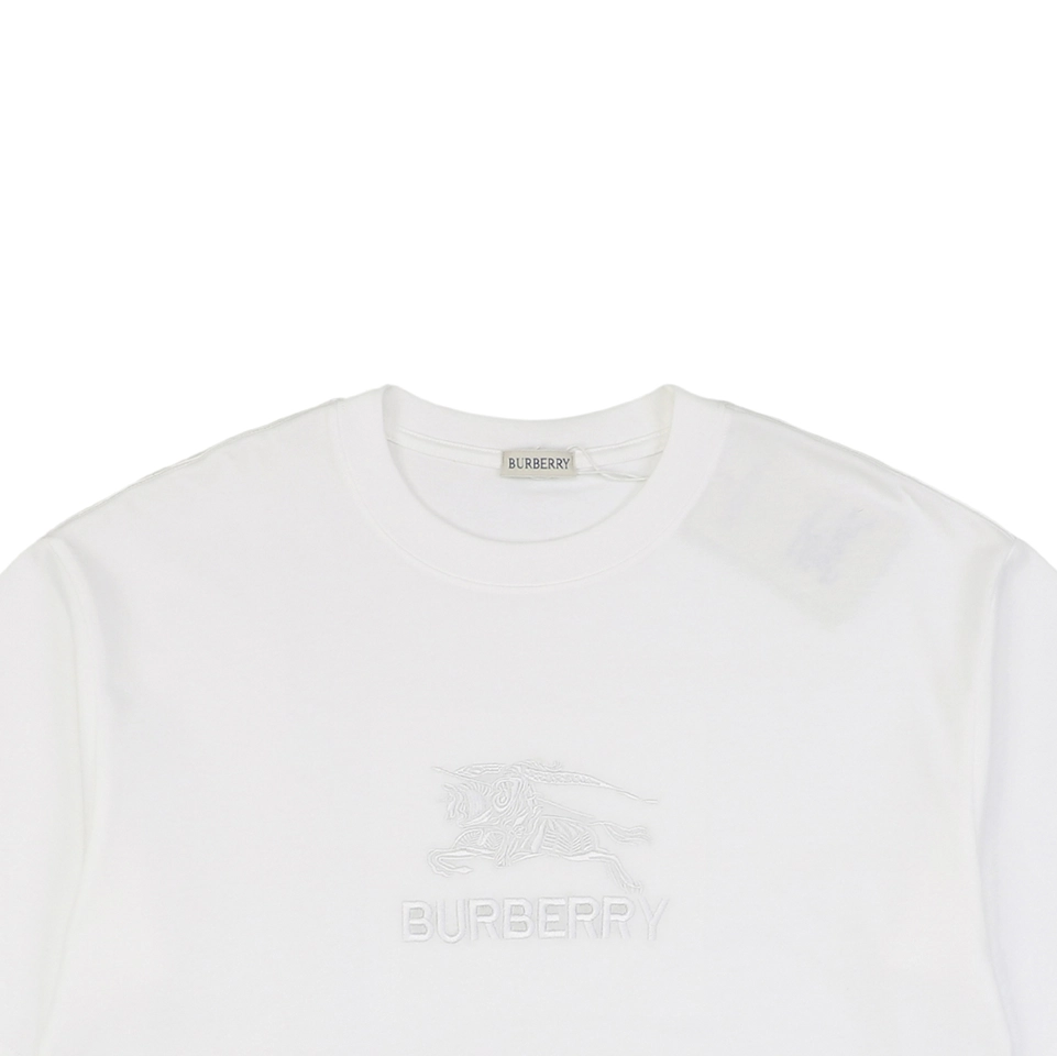 BBry Equestrian Knight Embroidered T-shirt White