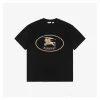 BBry Rope Equestrian Knight Thick Print T-shirt (Black/White)