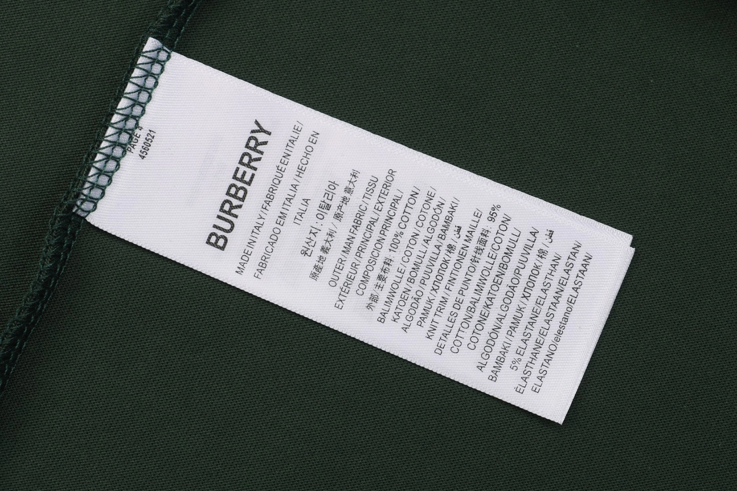 Wash tag