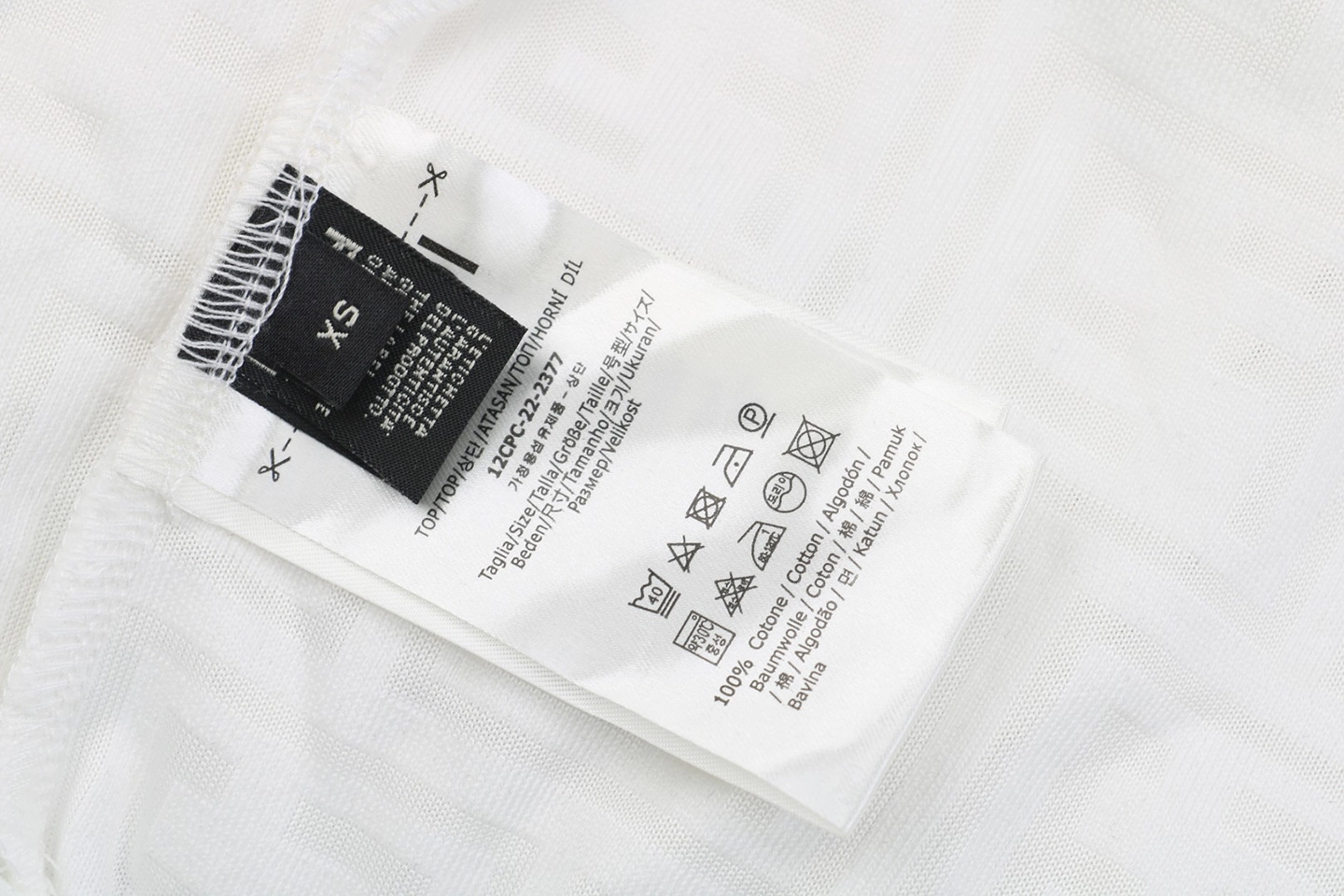 Wash tag