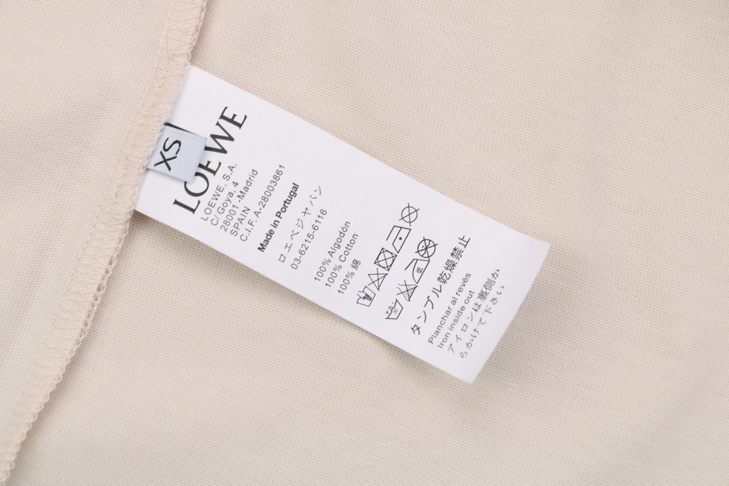 Wash tag