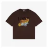 L Sea Island Series Letter Embroidered T-shirt