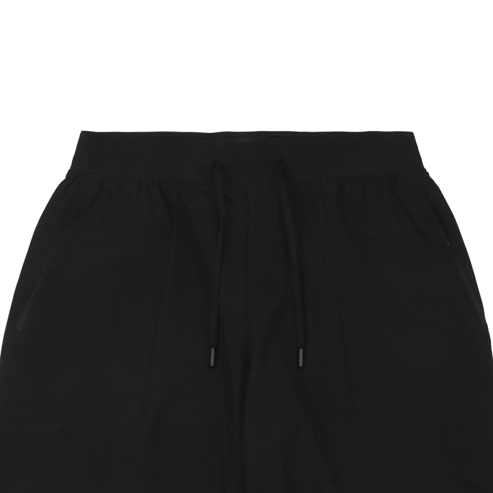 Lululemon Colorblock Waistband Drawstring Shorts Black