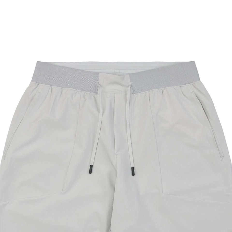 Lululemon Colorblock Waistband Drawstring Shorts Grey