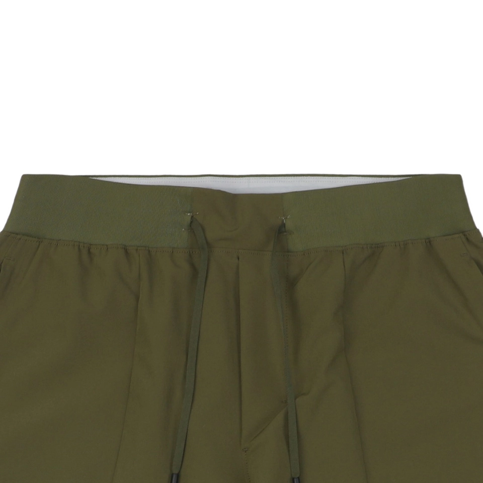 Lululemon Colorblock Waistband Drawstring Shorts Green