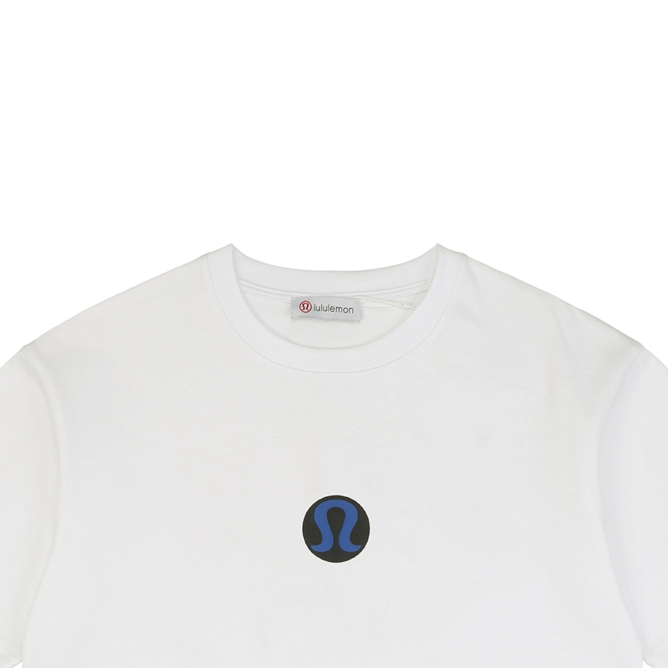 Lululemon Slogan Graphic Print T-shirt White