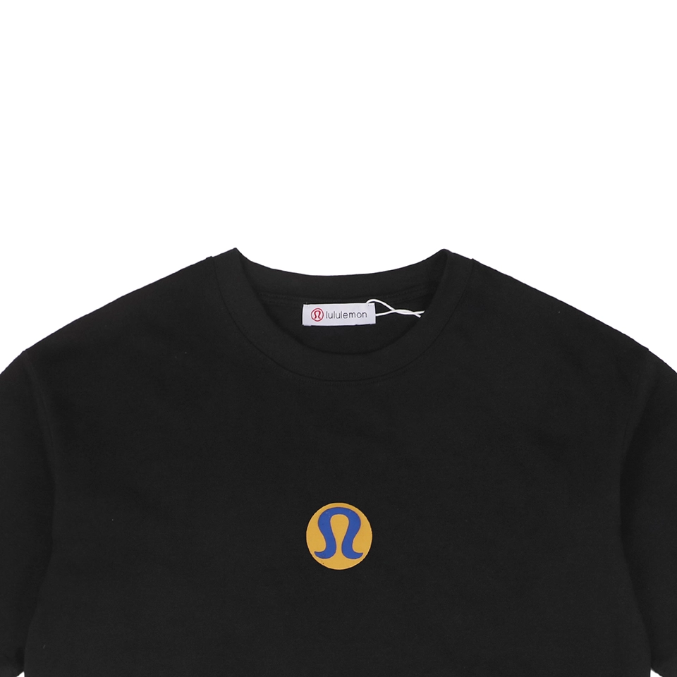Lululemon Slogan Graphic Print T-shirt Black