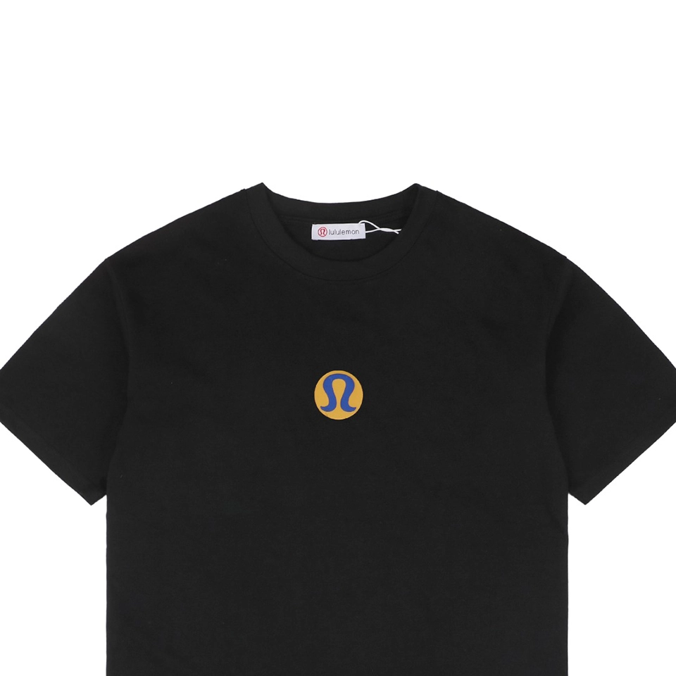 Lululemon Slogan Graphic Print T-shirt Black