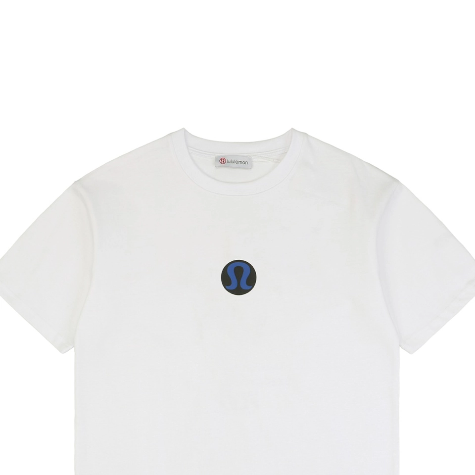 Lululemon Slogan Graphic Print T-shirt White