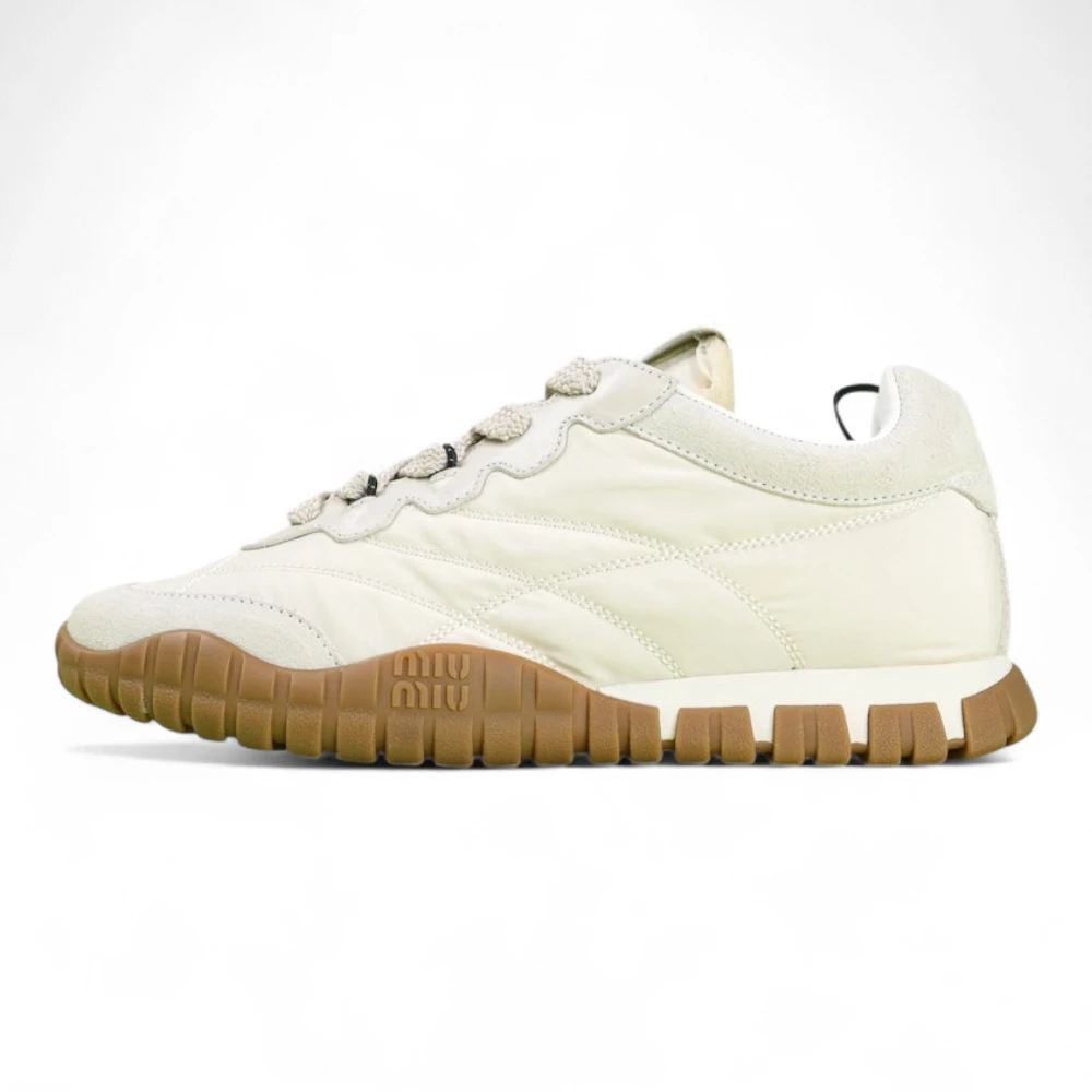 MM Tyre Technical Fabric and Suede Sneaker