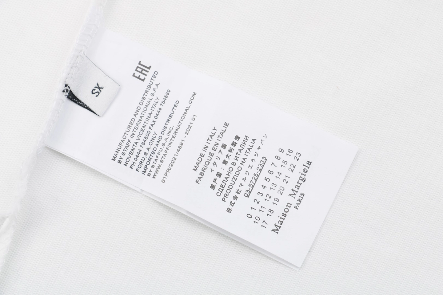 Wash tag