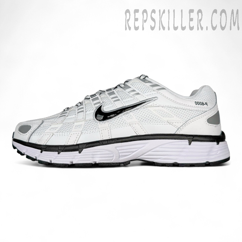 Nike P-6000 “Triple White / Black”