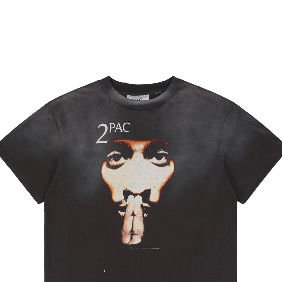 Saint Michael 2PAC Portrait Graphic T-shirt