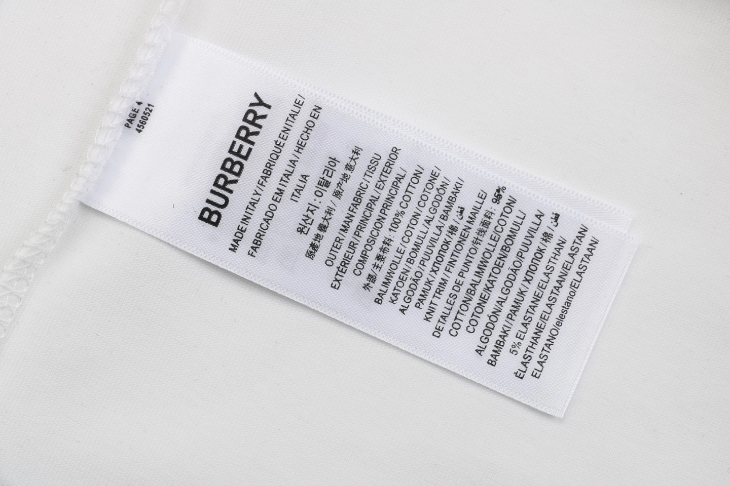 Wash tag