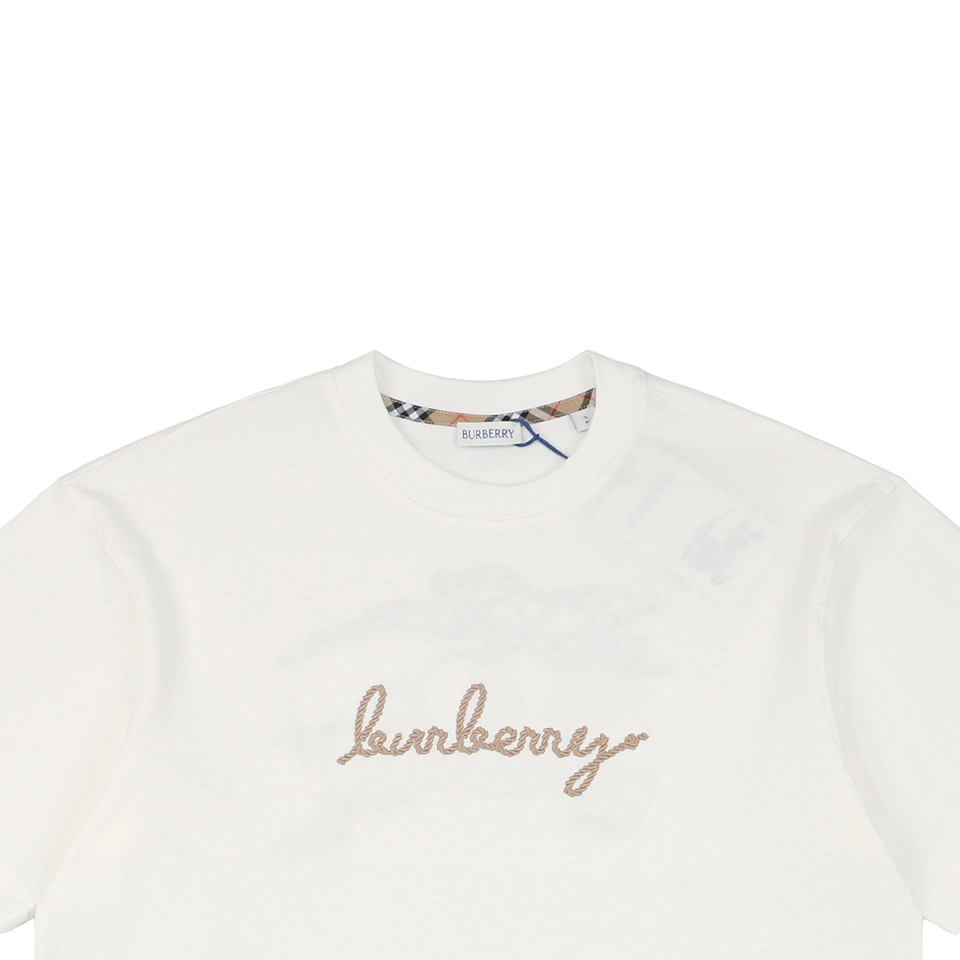 BBry Love Rope Equestrian Embroidery T-shirt White