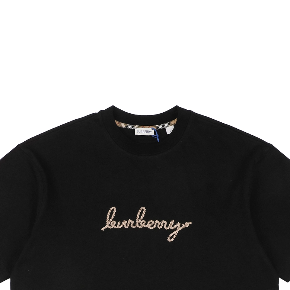 BBry Love Rope Equestrian Embroidery T-shirt Black