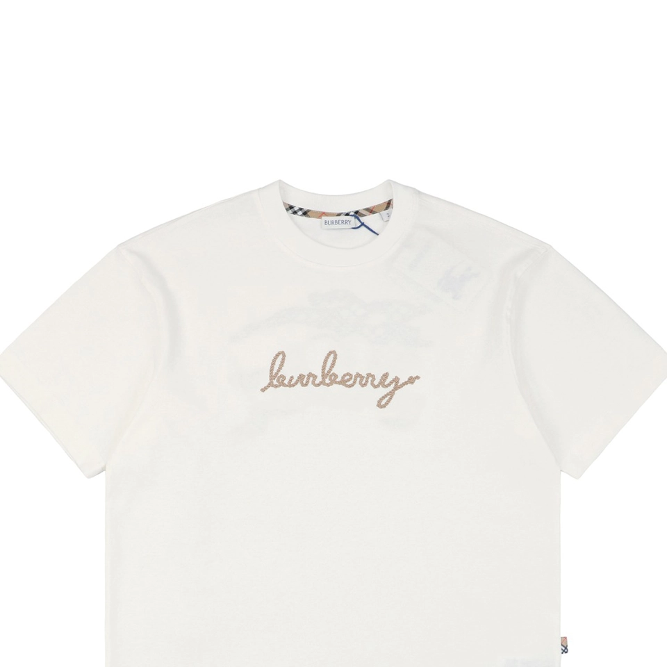 BBry Love Rope Equestrian Embroidery T-shirt White