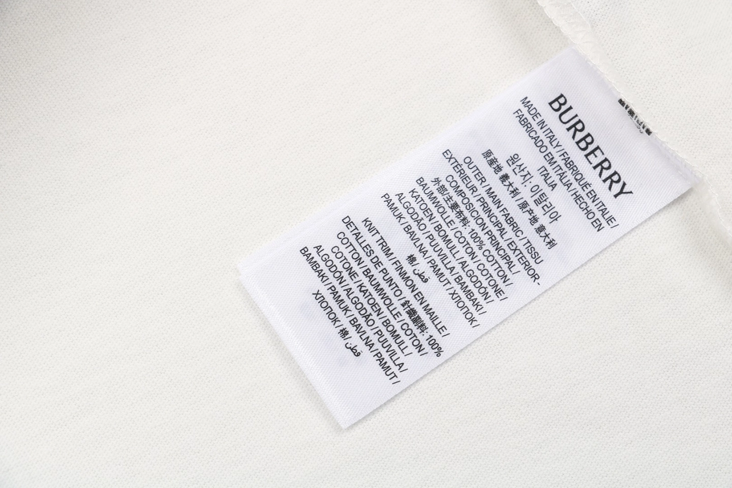 Wash tag