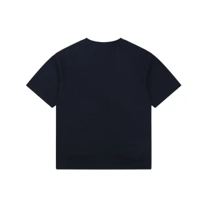 Balenciaga Paris Triple Stripe Reversible T-Shirt - Black Front side Back view