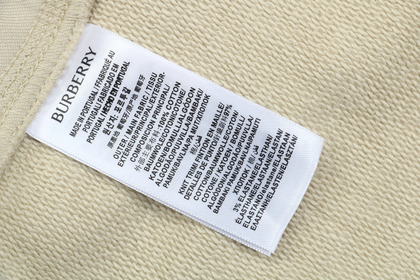 Wash tag