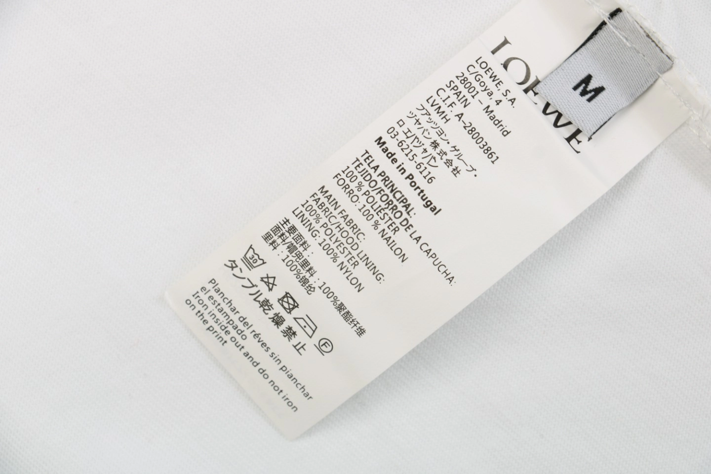 Wash tag