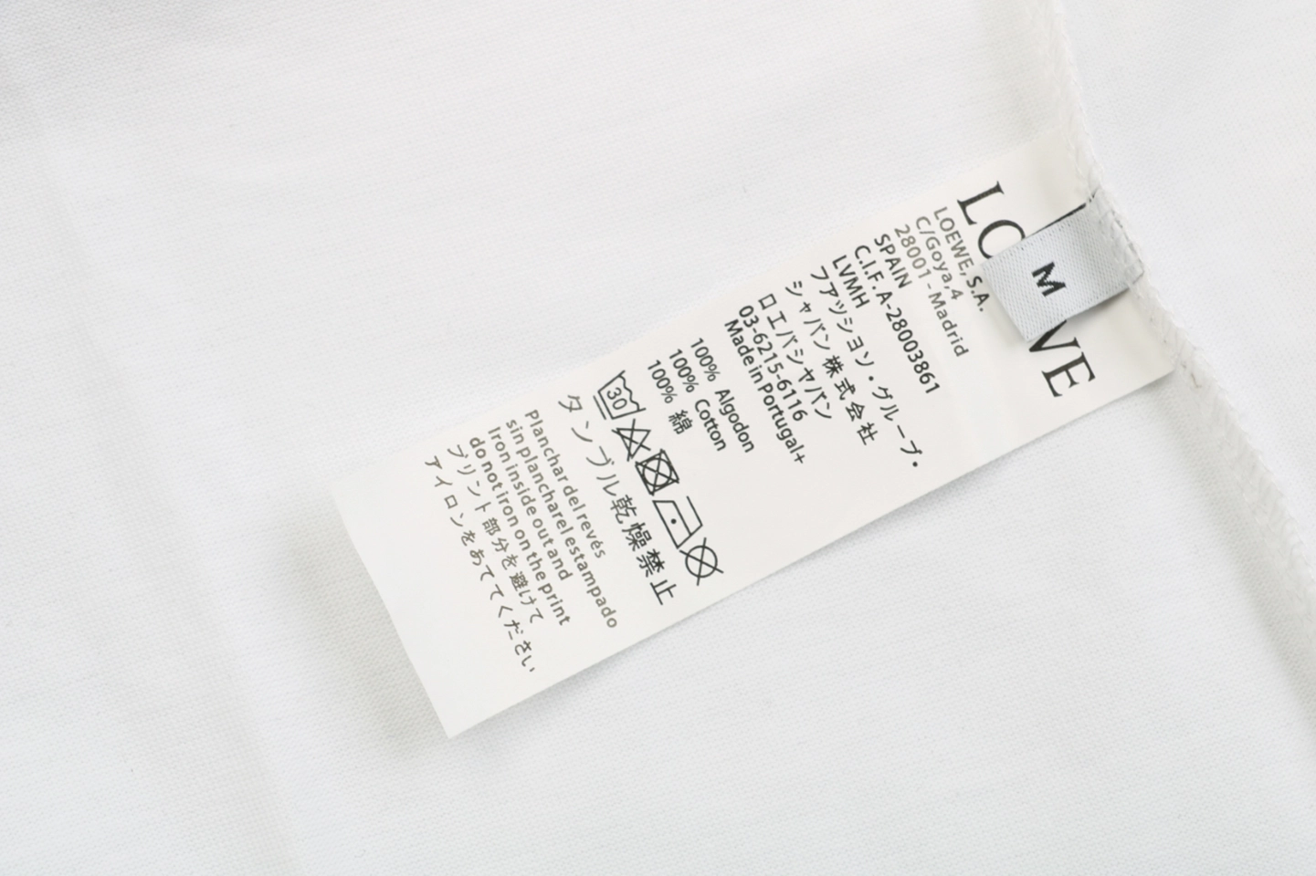 Wash tag
