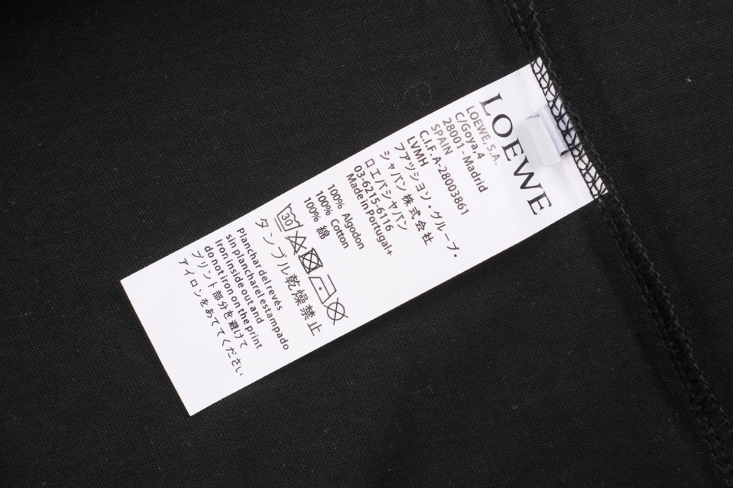 Wash tag