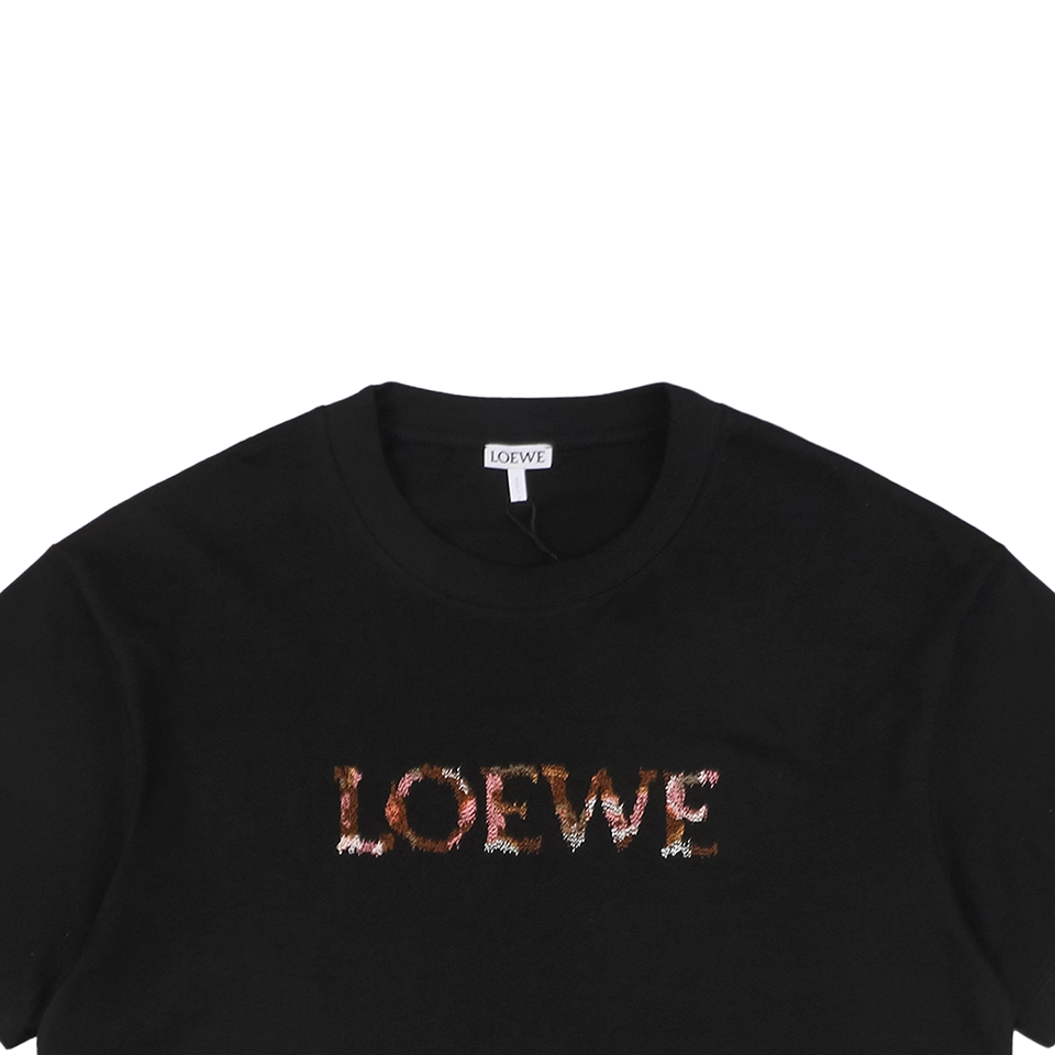 L Gradient Embroidered Logo T-shirt