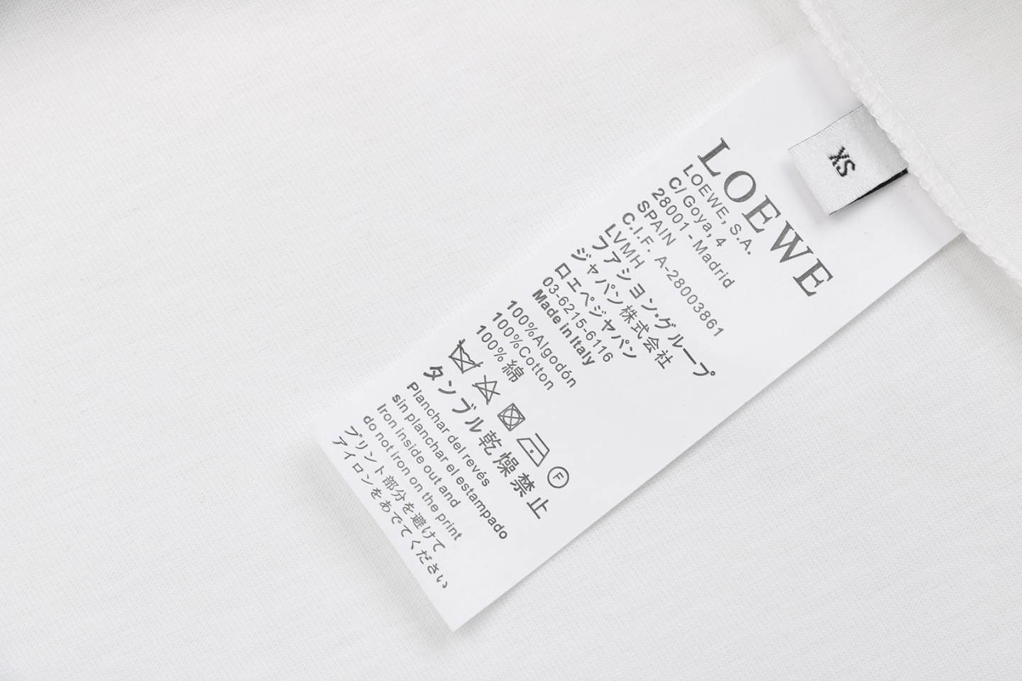 Wash tag