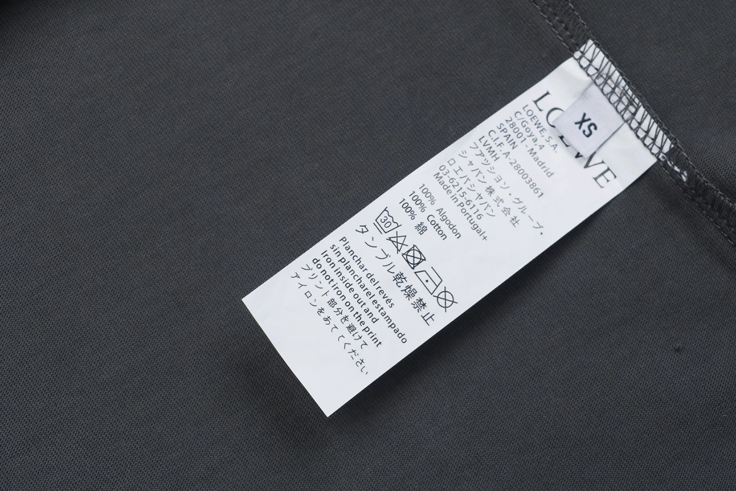 Wash tag