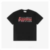 MM Distressed Numbers 6 Graphic T-shirt (Black/White)