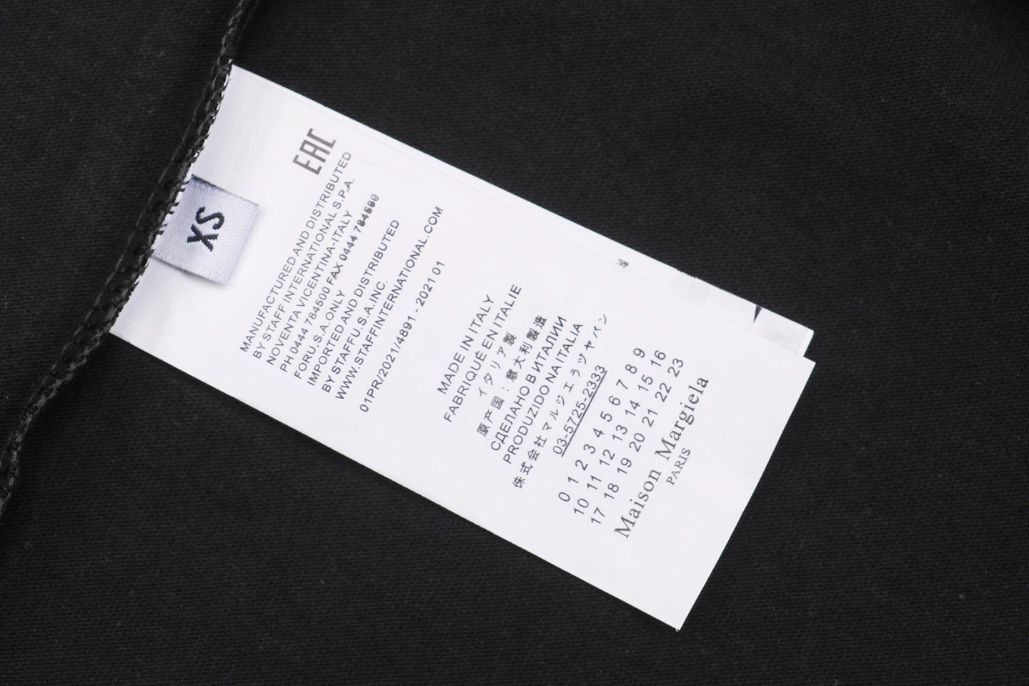 Wash tag