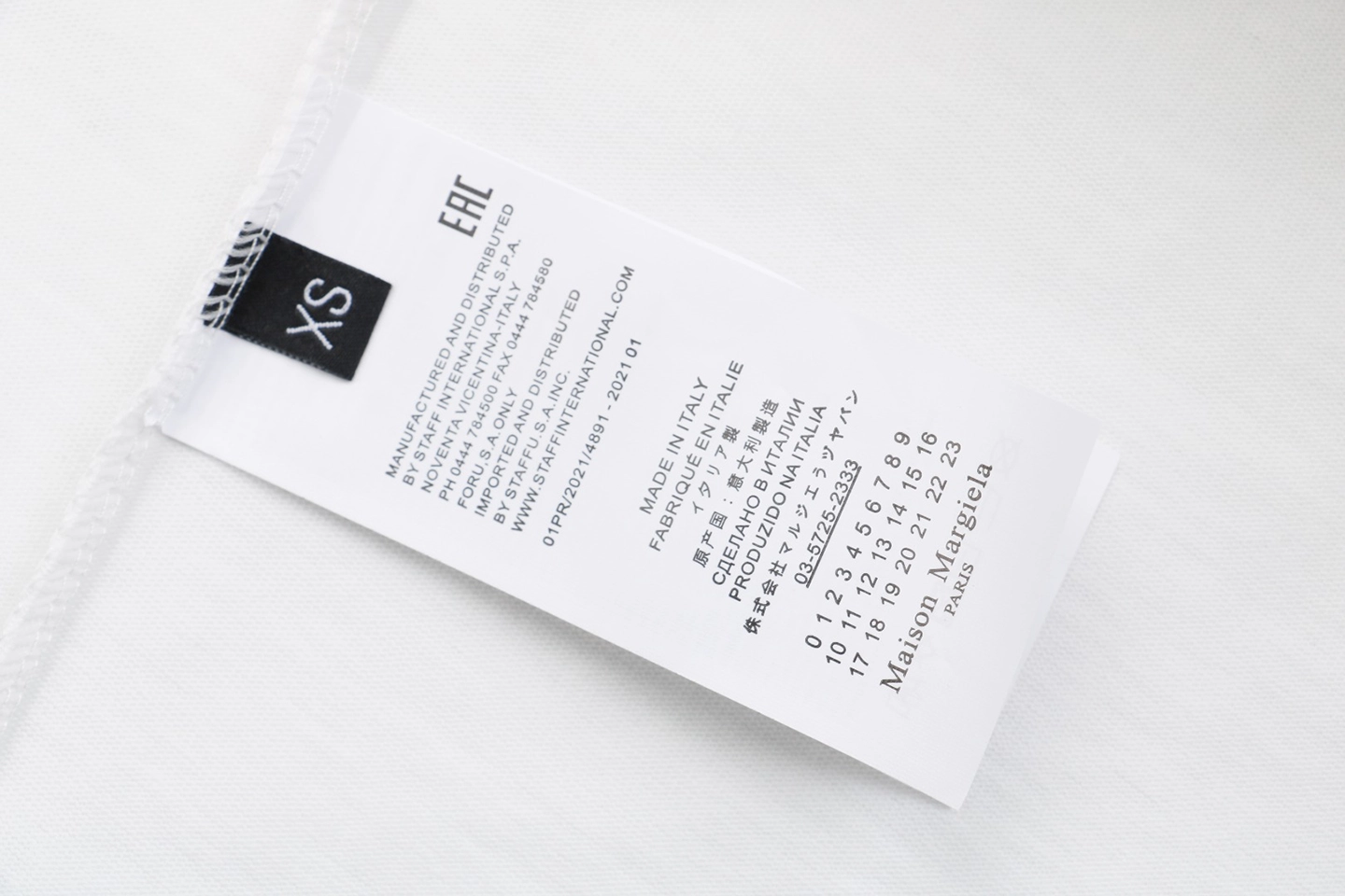 Wash tag