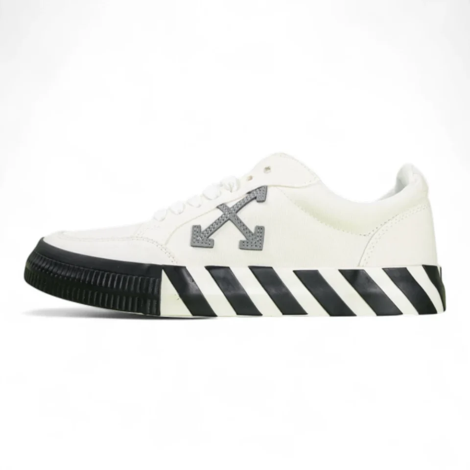 OFF-WHITE Vulc Low Canvas White Grey