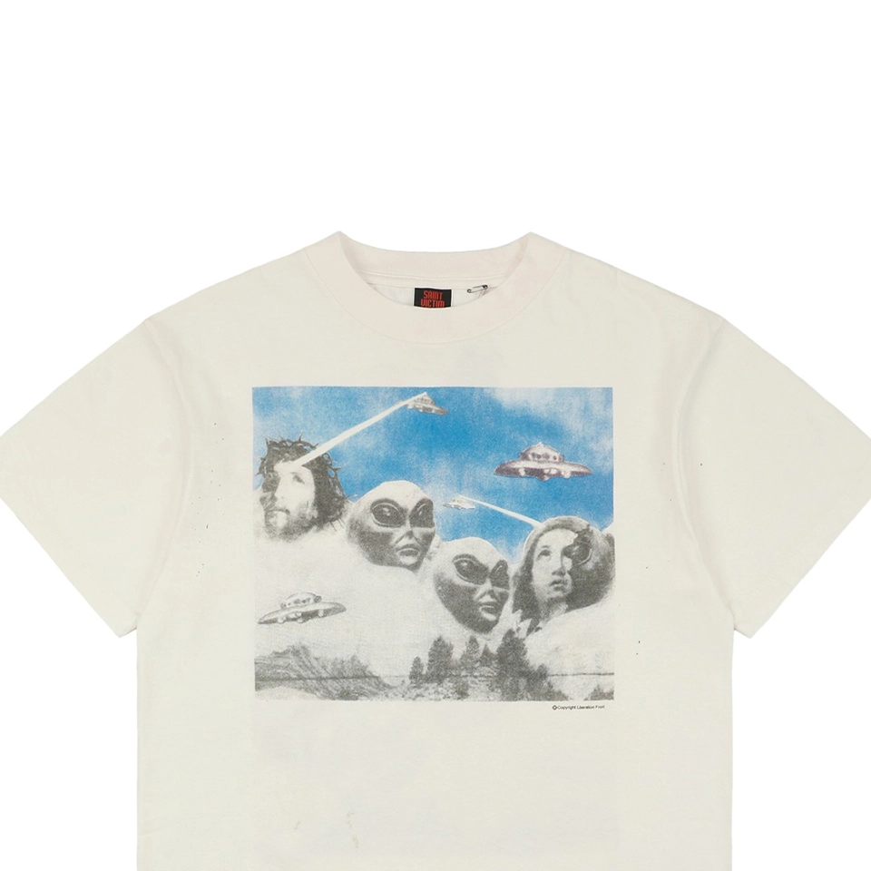 Saint Michael Alien Invasion Crisis T-shirt