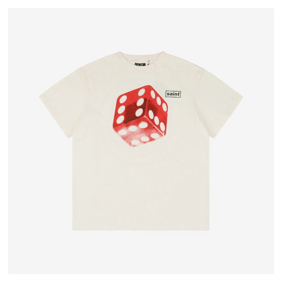 Saint Michael Dice Print T-shirt