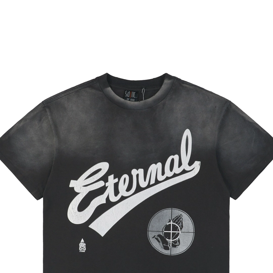 Saint Michael Eternal Praying Hands Target Graphic T-shirt