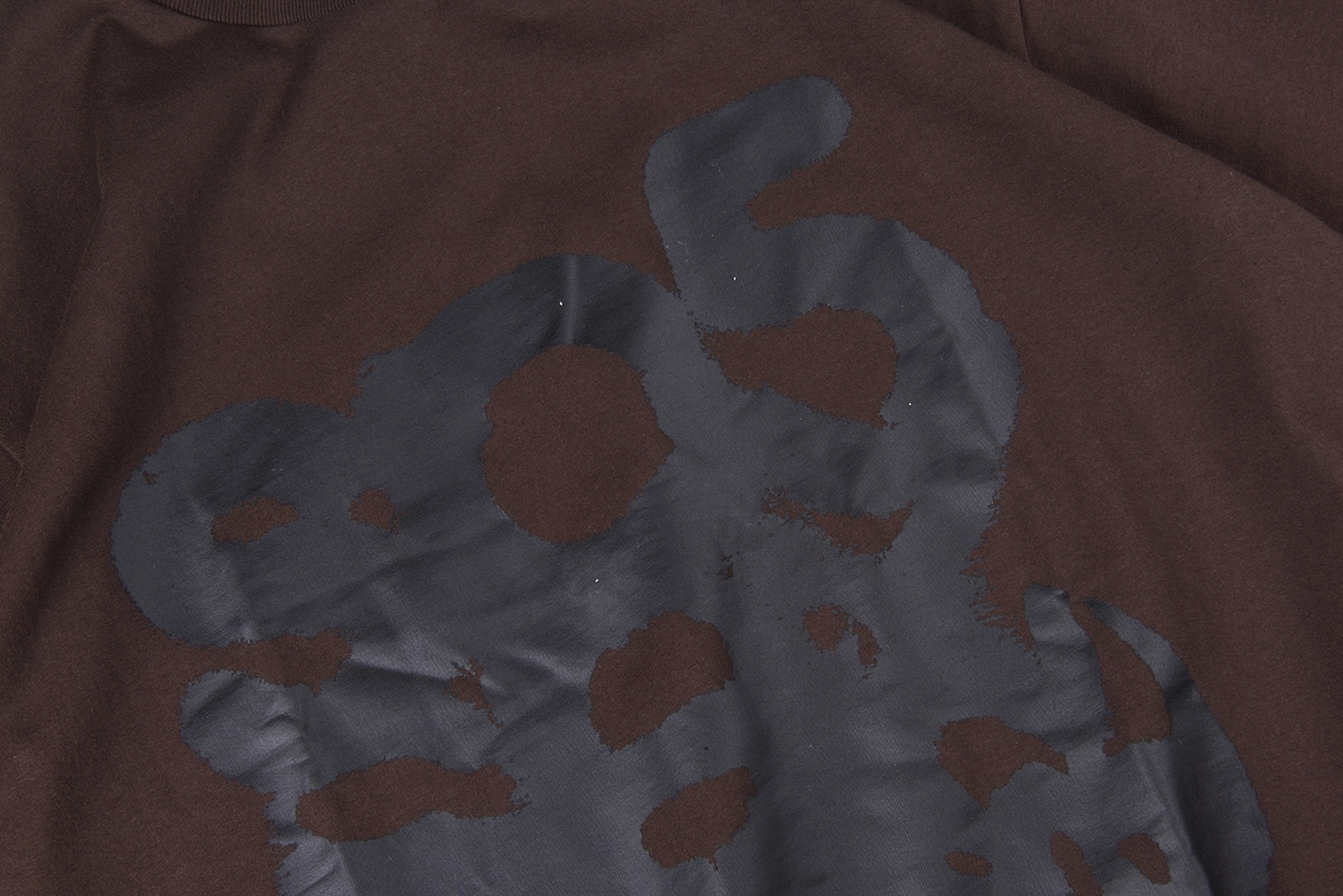 Sp5der 55555 Shadow Print T-shirt – Brown5