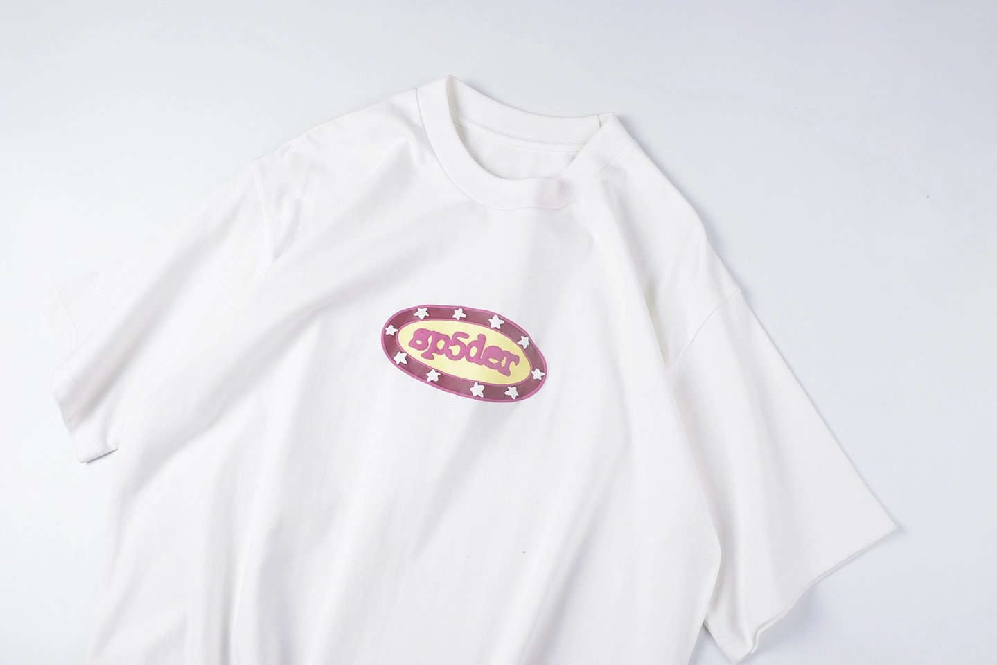 Sp5der “Star Oval Logo” Graphic T-shirt3