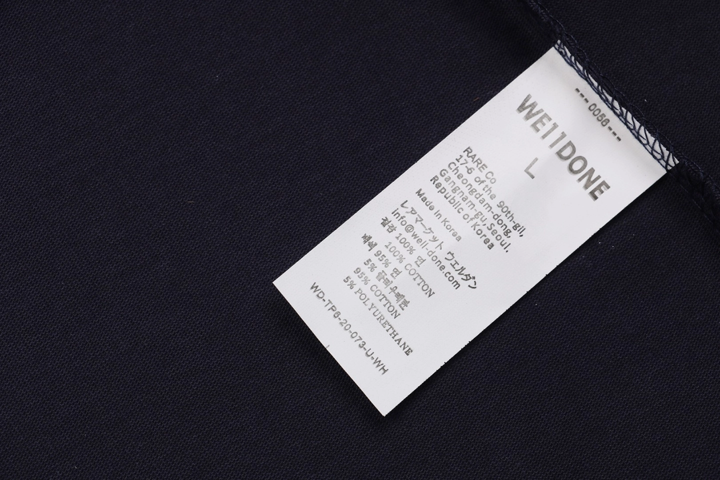Wash tag