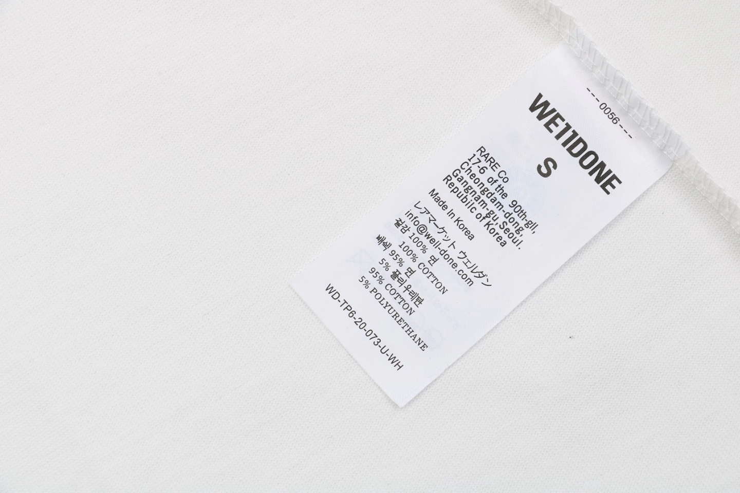 Wash tag