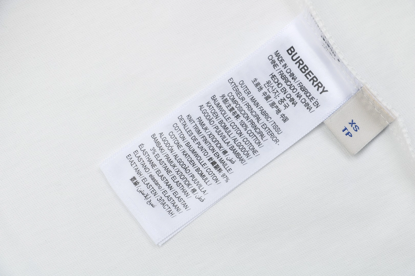 Wash tag