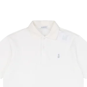 BBry Shield Logo Embroidery Polo T-shirt White