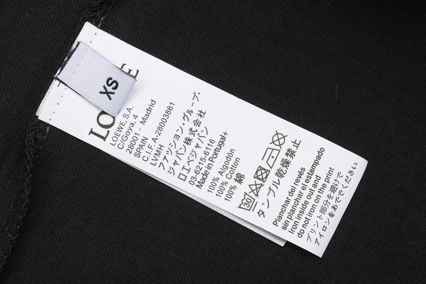 Wash tag