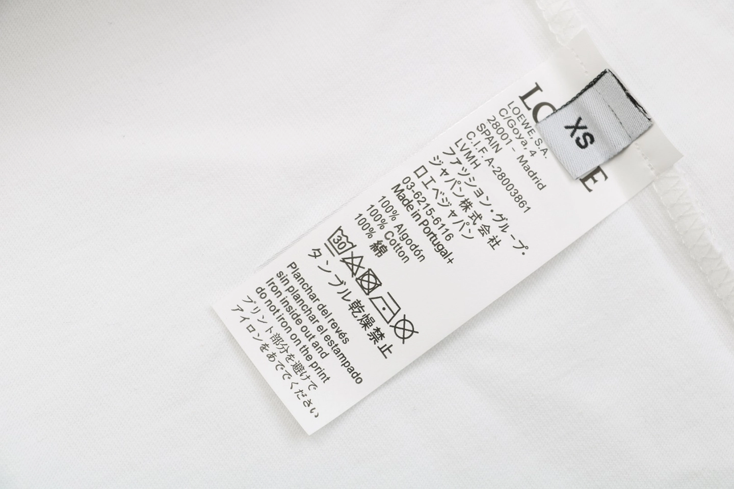 Wash tag