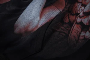 Mixed Emotion Fallen Angel Black Hoodie8