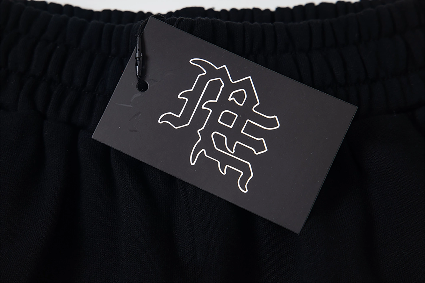 Mixed Emotion Woodcut Letter Black Pants3