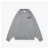 N1ke x Stussy Box Logo Embroidered Fleece Shirt (Grey/Black)